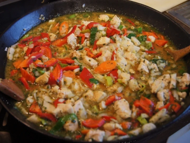 Hähnchenbrustfiletcurry mit roten Spitzpaprika und Basmatireis - Rezept - Bild Nr. 3556