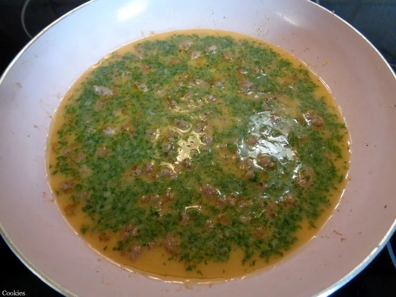 Hackfleisch - Omelett - Rezept - Bild Nr. 4