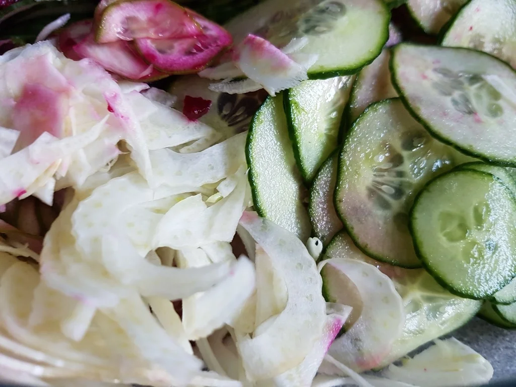 Gurken Rote Bete ergibt eine Pinke Köstlichkeit - Rezept - Bild Nr. 3558