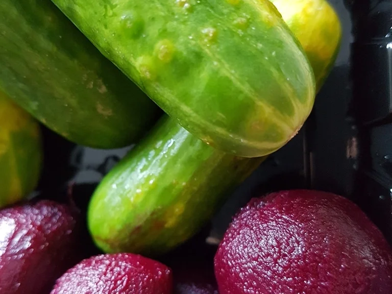 Gurken Rote Bete ergibt eine Pinke Köstlichkeit - Rezept - Bild Nr. 3559