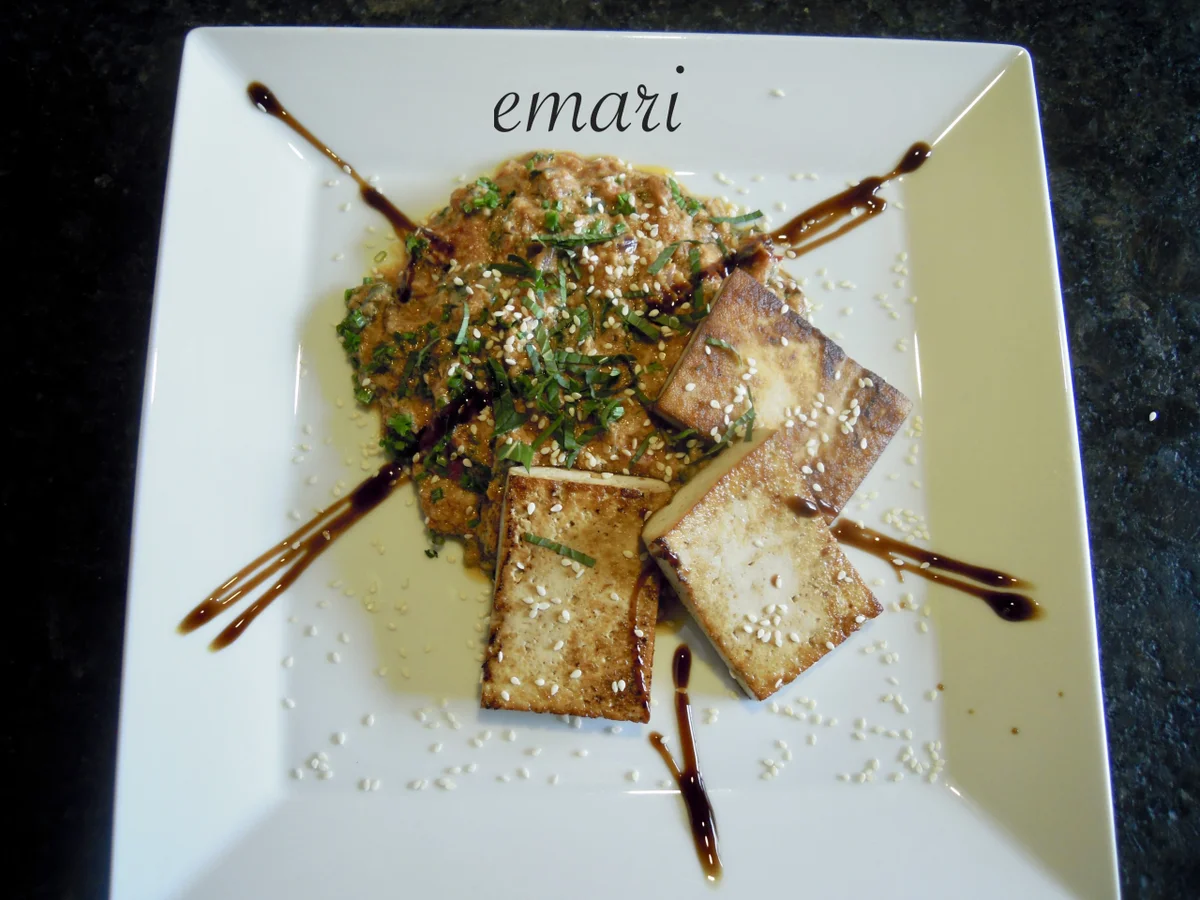 Rezept: marokkanische Sesampfanne mit mariniertem, gebratenen Tofu Bild Nr. 3579 marokkanische Sesampfanne mit mariniertem, gebratenen Tofu - Rezept - Bild Nr. 3579