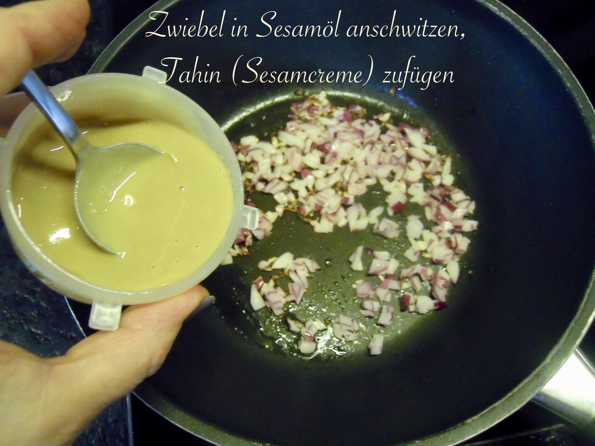 marokkanische Sesampfanne mit mariniertem, gebratenen Tofu - Rezept - Bild Nr. 3582