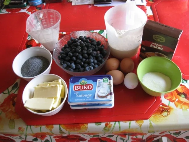 Rezept: Heidelbeeren Mohn Kuchen Bild Nr. 3574 Heidelbeeren Mohn Kuchen - Rezept - Bild Nr. 3574