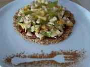 Haferflockenpizza - Porridge Pizza - Rezept - Bild Nr. 3580