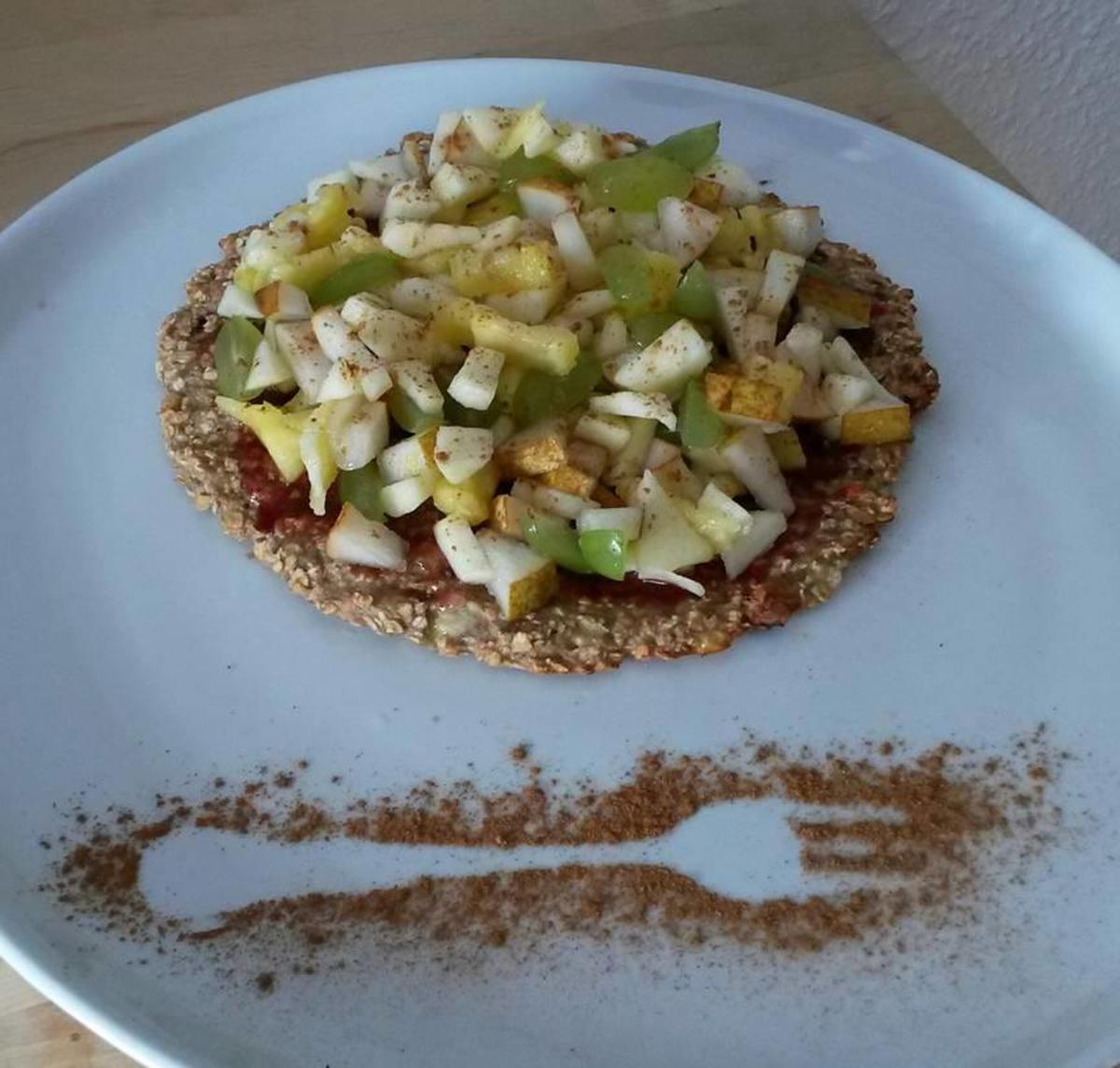 Bilder für Haferflockenpizza - Porridge Pizza - Rezept