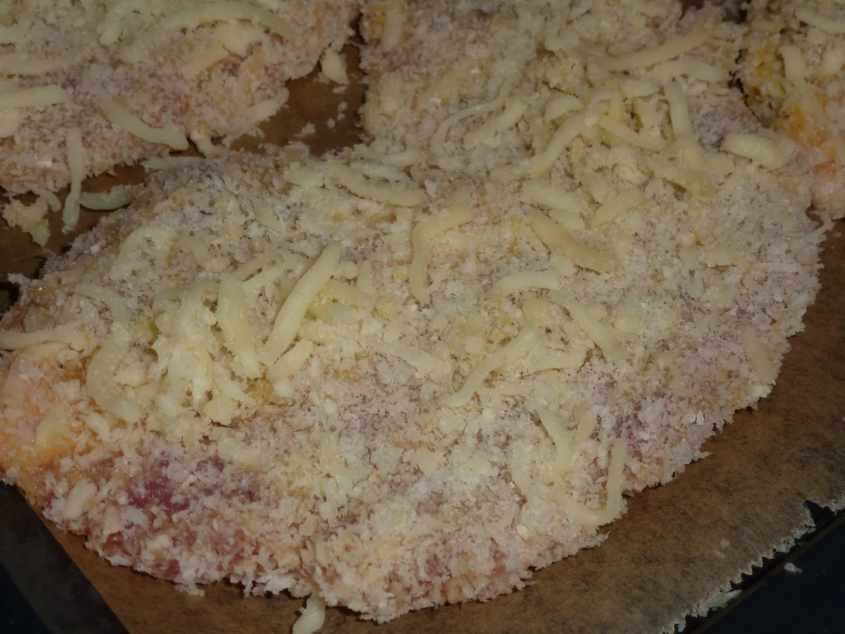 Rezept: Panierte Käseschnitzel aus dem Ofen Bild Nr. 3582 Panierte Käseschnitzel aus dem Ofen - Rezept - Bild Nr. 3582