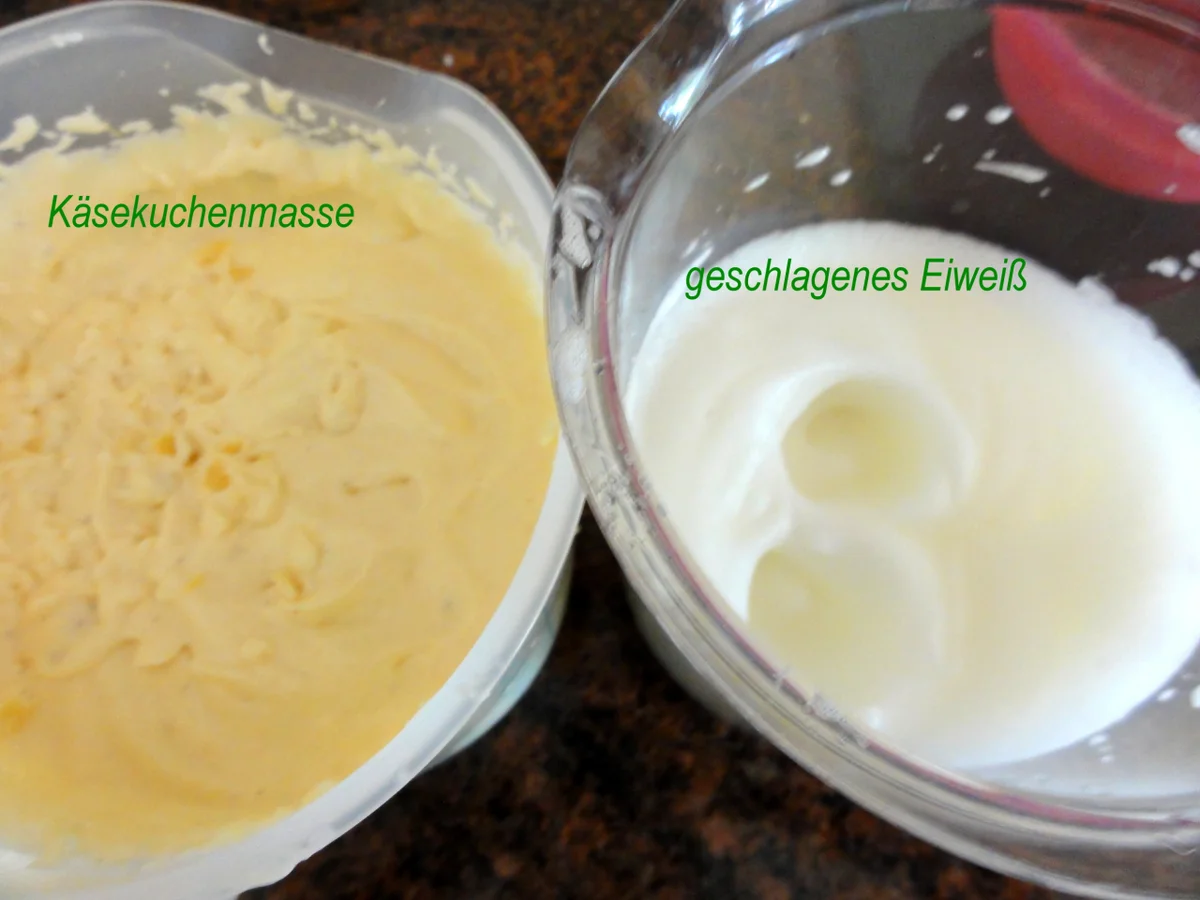 Rührteig:   KÄSEKUCHEN ohne Boden ... aber mit Erdbeerdecke - Rezept - Bild Nr. 3591