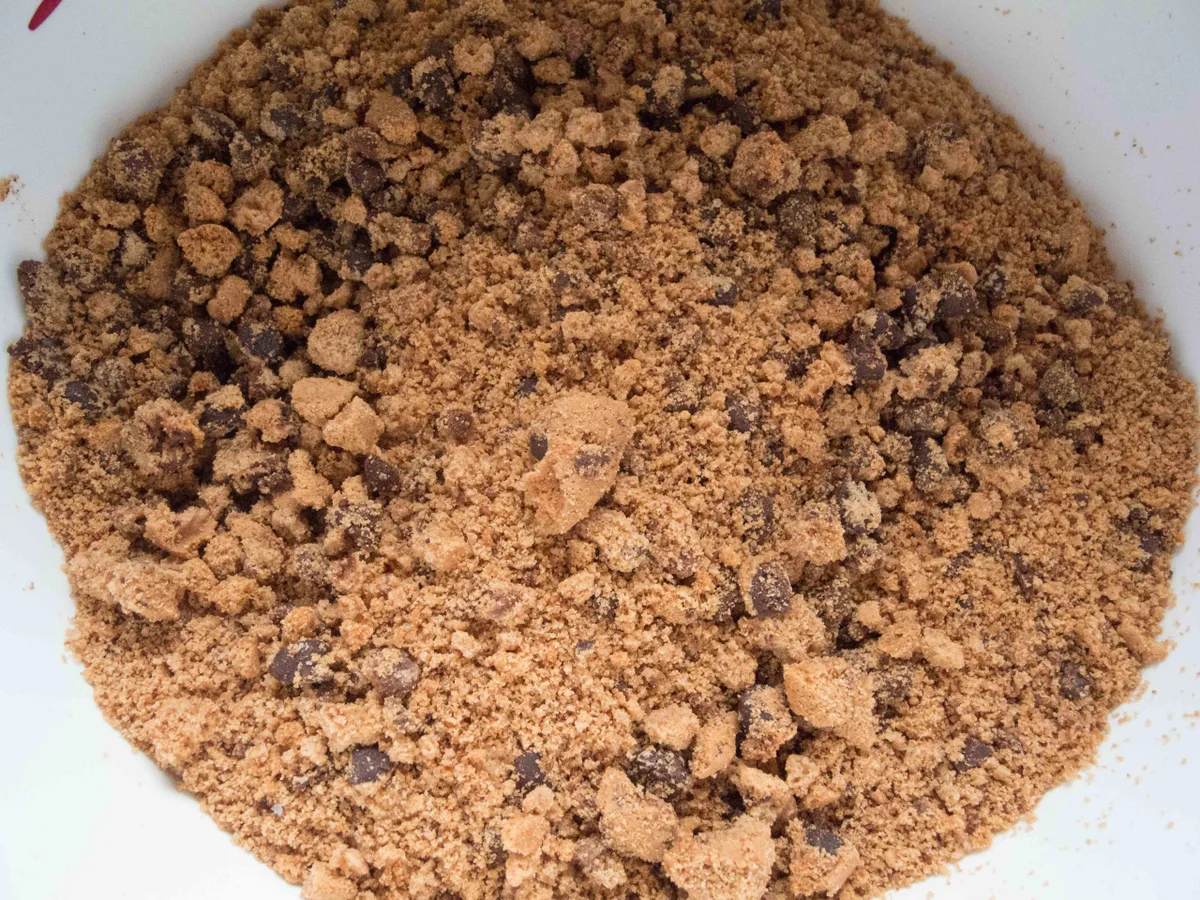 Rezept: Kuchen: Stracciatella-Cheese-Cake mit Trauben Bild Nr. 5 Kuchen: Stracciatella-Cheese-Cake mit Trauben - Rezept - Bild Nr. 5