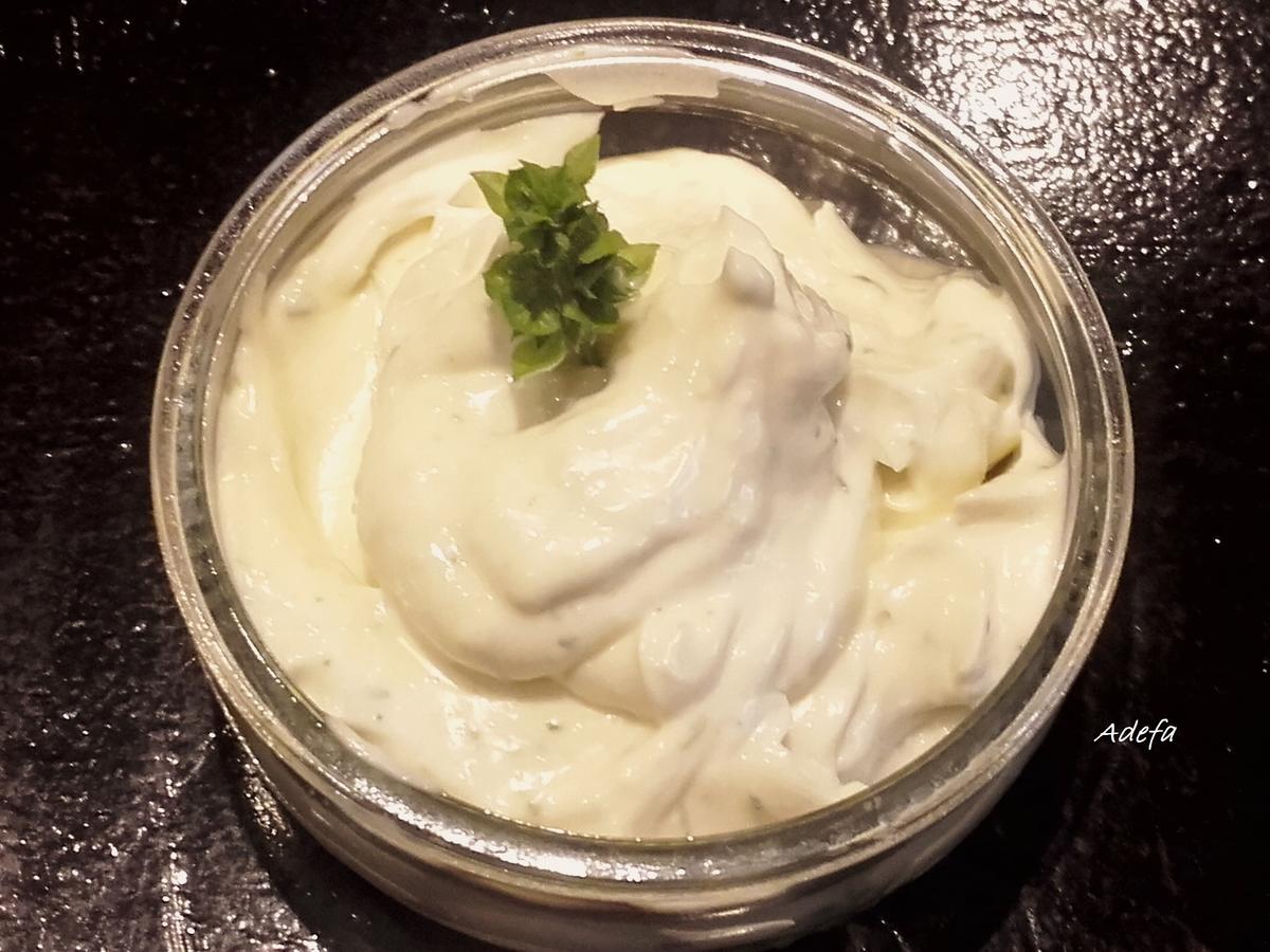 Knoblauch Kräuter Mayonnaise - schnell &amp; einfach - von Adefa