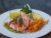 Atlantikhummer mit Juliennegemüse und Kaviarkartoffelsalat - Rezept - Bild Nr. 2