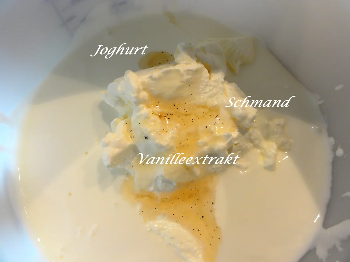 Rezept: Dessert: HIMBEER ~ JOGHURT ~ SAHNE Bild Nr. 4 Dessert: HIMBEER ~ JOGHURT ~ SAHNE - Rezept - Bild Nr. 4