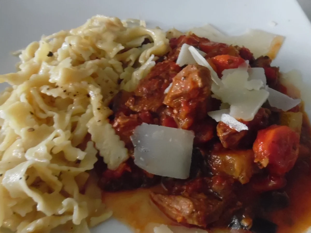 Kalbsragout mit Reginette - Rezept - Bild Nr. 3621