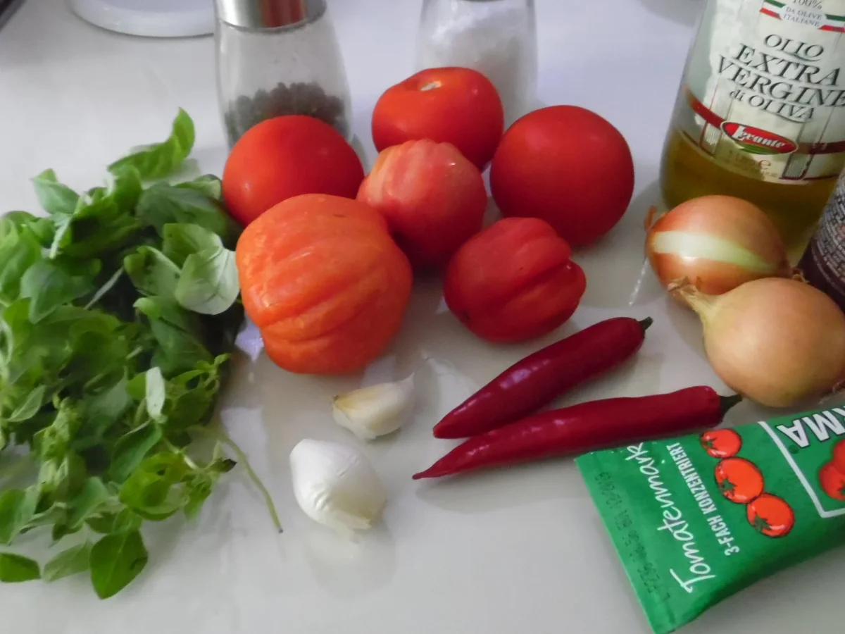 Rezept: Zucchini-Burger auf scharfer Tomaten-Soße mit Gnocchetti Bild Nr. 3630 Zucchini-Burger auf scharfer Tomaten-Soße mit Gnocchetti - Rezept - Bild Nr. 3630