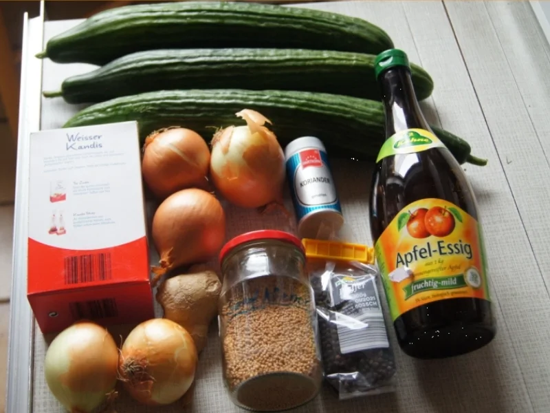 Senfgurken mit Ingwer - Rezept - Bild Nr. 3637