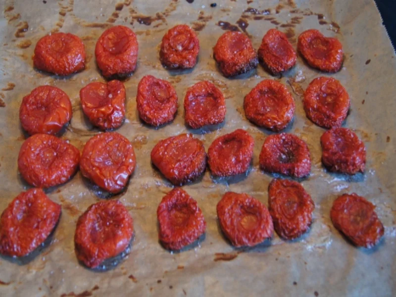 Selbst getrocknete Strauchtomaten - Rezept - Bild Nr. 3634