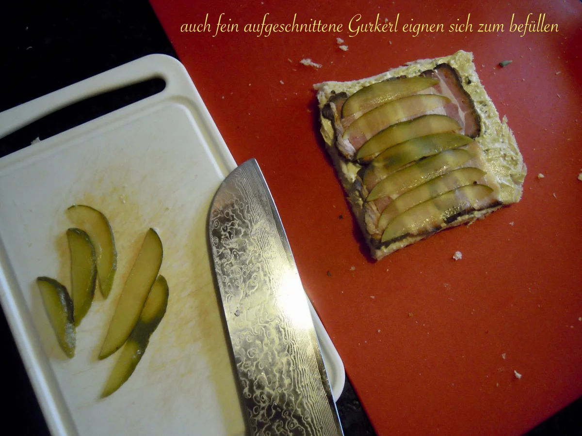 hors d'Oeuvre - Speckröllchen und Käseröllchen - Rezept - Bild Nr. 3637