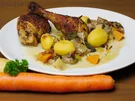 Rezept: Coq au Vin Blanc Bild Nr. 3638 Coq au Vin Blanc - Rezept - Bild Nr. 3638