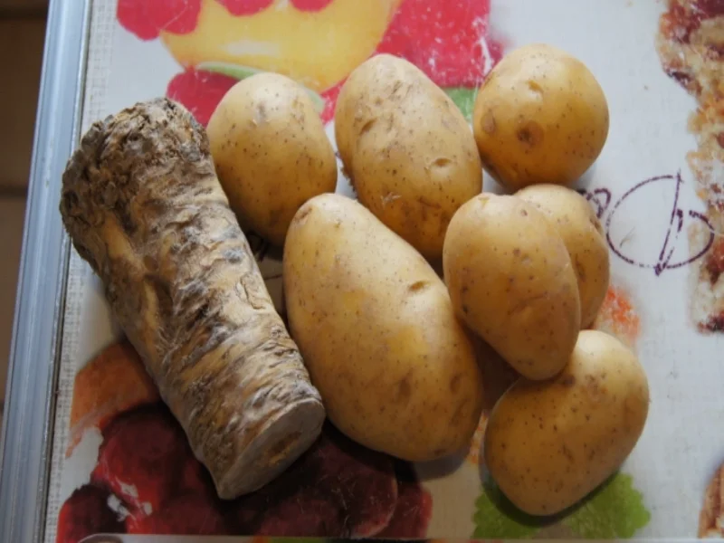 Rezept: Regenbogen-Forelle mit Kartoffel-Meerrettich-Stampf Bild Nr. 3640 Regenbogen-Forelle mit Kartoffel-Meerrettich-Stampf - Rezept - Bild Nr. 3640