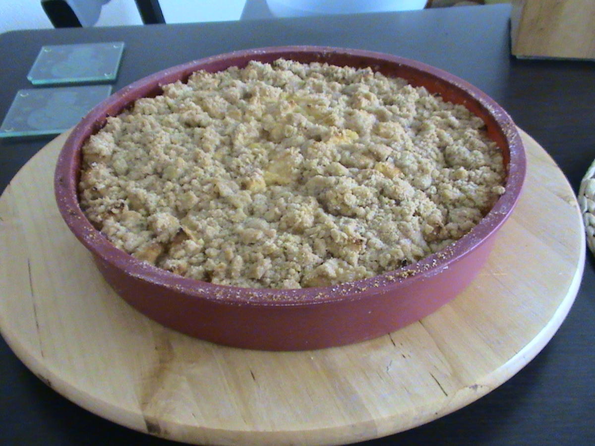 Pfirsich-Streusel-Kuchen - Rezept mit Bild - kochbar.de