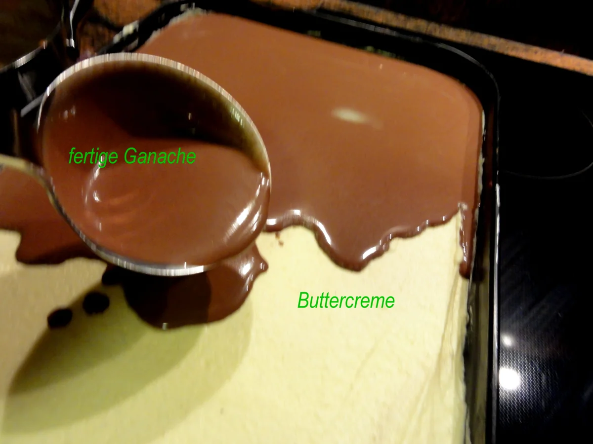 Rührteig:   DONAUWELLEN mit Ganache-Überzug - Rezept - Bild Nr. 3645