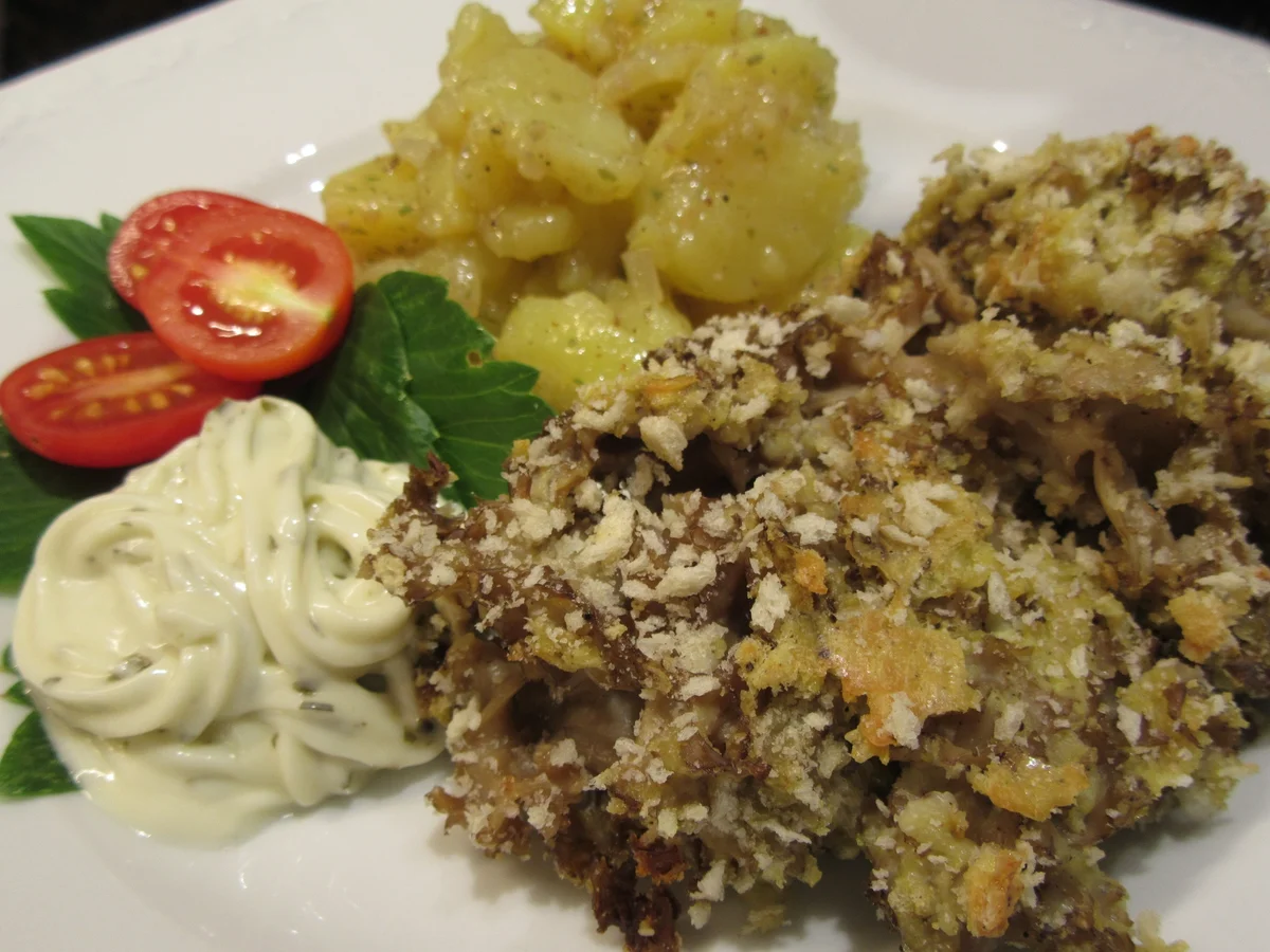 Pilze: Krause Glucke gebacken - Rezept - Bild Nr. 3639