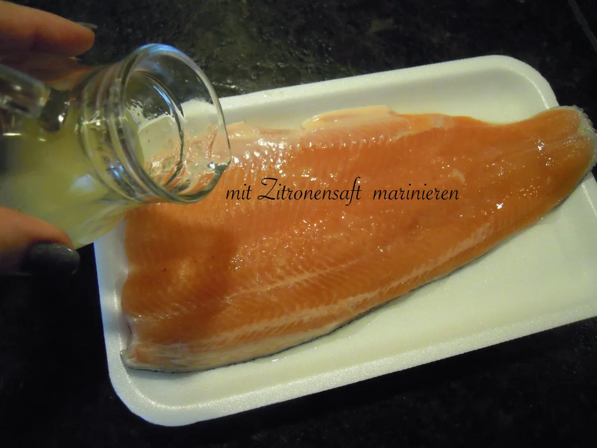 Rezept: Lachsforellenfilet mit Pasta in Pfirsich - Salsa - Sauce Bild Nr. 3642 Lachsforellenfilet mit Pasta in Pfirsich - Salsa - Sauce - Rezept - Bild Nr. 3642