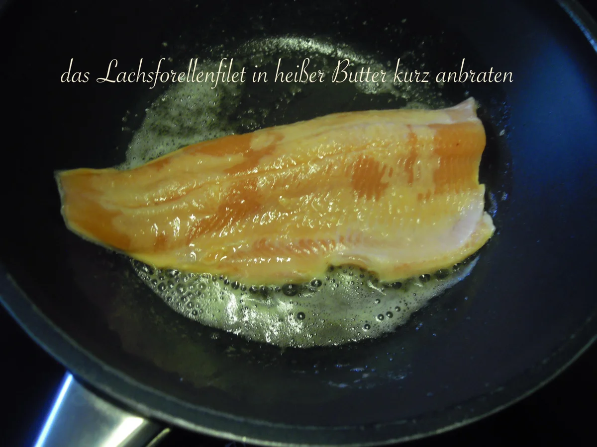 Rezept: Lachsforellenfilet mit Pasta in Pfirsich - Salsa - Sauce Bild Nr. 3645 Lachsforellenfilet mit Pasta in Pfirsich - Salsa - Sauce - Rezept - Bild Nr. 3645