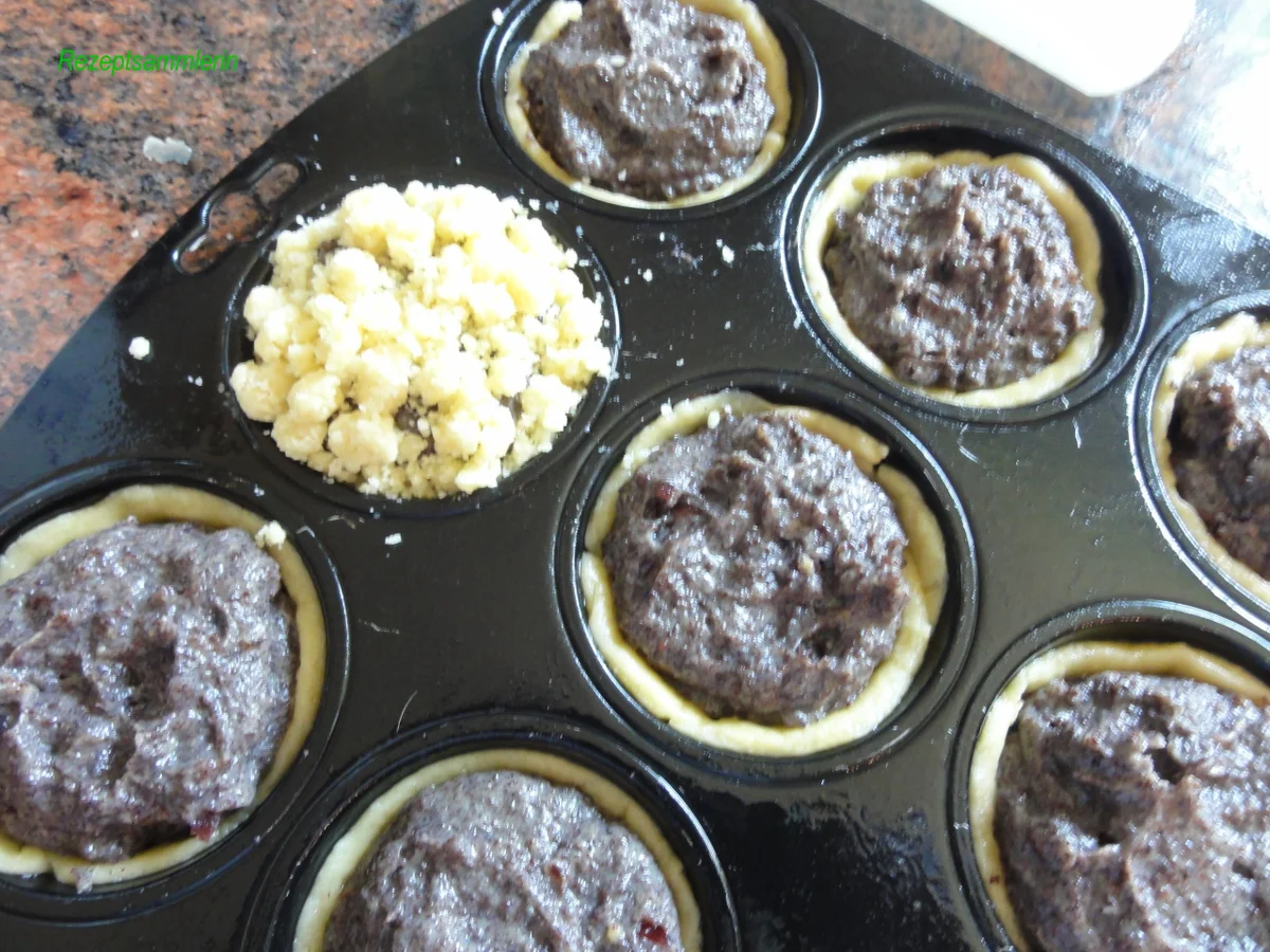 Mürbeteig:   MOHN ~ PUDDING ~ MUFFIN`S - Rezept - Bild Nr. 3667