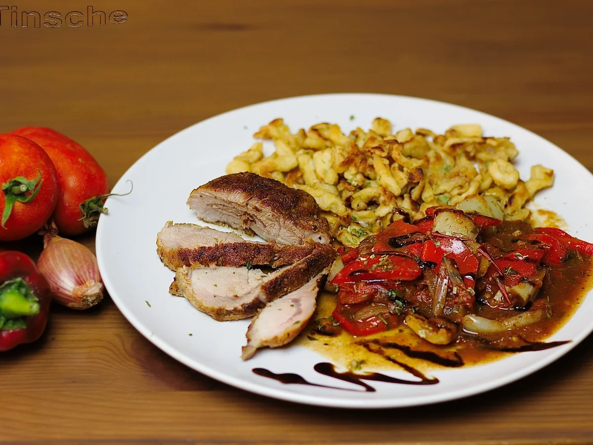 Peperonata- Italienische, geschmortes Paprikagemüse - Rezept - Bild Nr. 3656