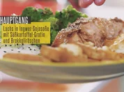 Lachsfilet in Soja-Ingwersoße mit indisch gewürztem Brokkoli und Joghurt-Zitronendip - Rezept - Bild Nr. 2