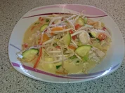 Glasnudel-Kokos Pfanne mit Gemüse und Hähnchen - Rezept - Bild Nr. 3658