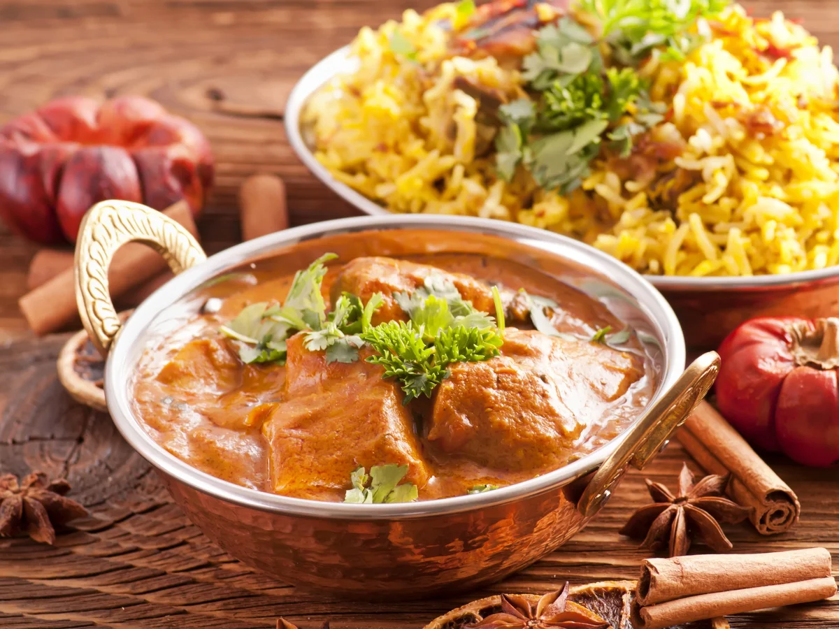 Hähnchencurry mit Reis und Chapati - Rezept - Bild Nr. 2