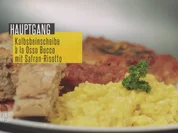 Kalbsbeinscheibe Ossobuco mit Safran-Risotto - Rezept - Bild Nr. 2