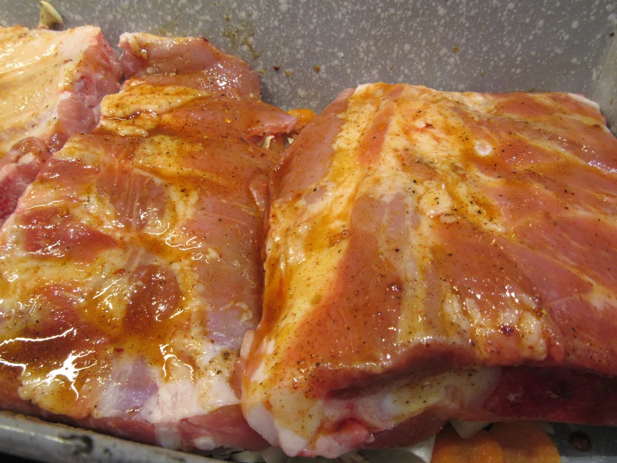 Fleisch: Schälrippchen, geschmort und gegrillt - Rezept - Bild Nr. 3673