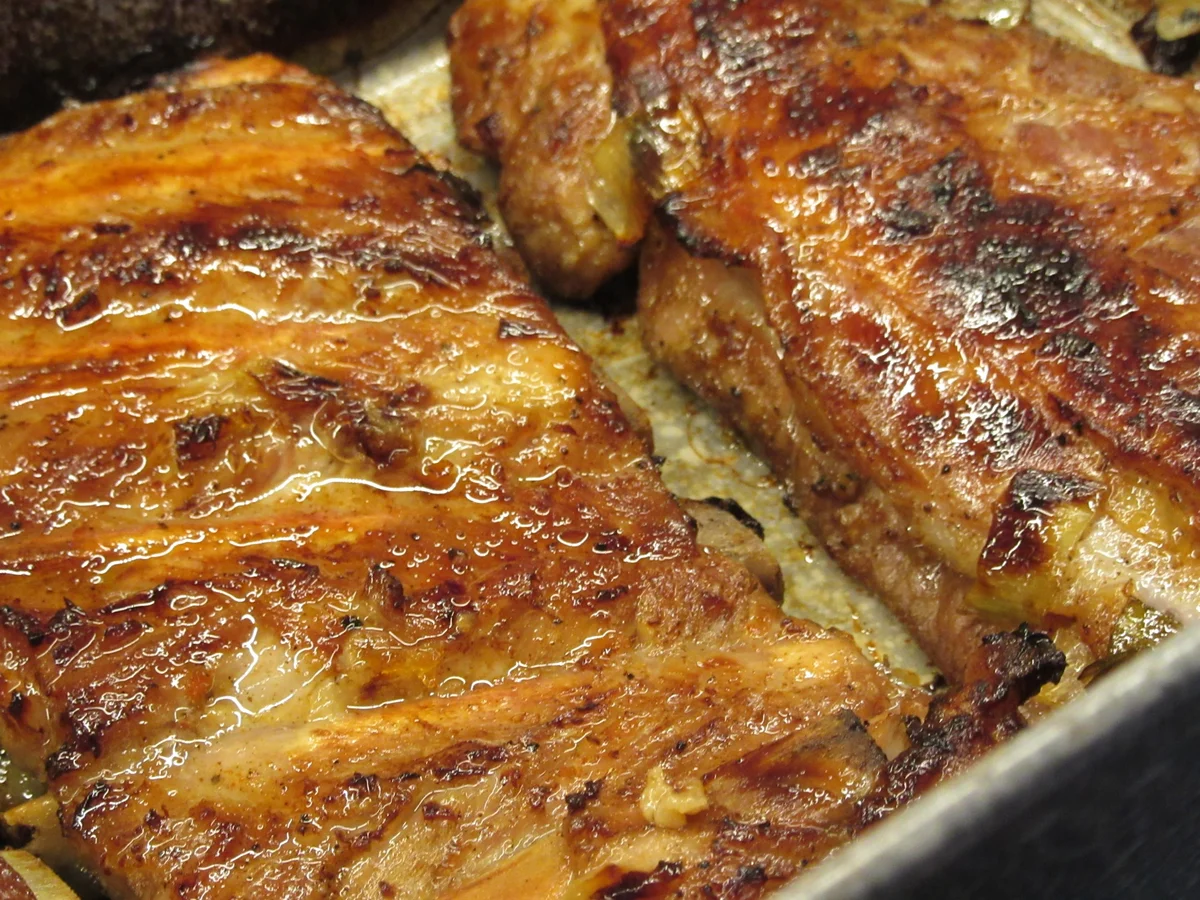 Fleisch: Schälrippchen, geschmort und gegrillt - Rezept - Bild Nr. 3674