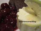 Dessert: Zitronen-Pannacotta auf Kirschgrütze mit Schokoladenkeks - Rezept - Bild Nr. 3671