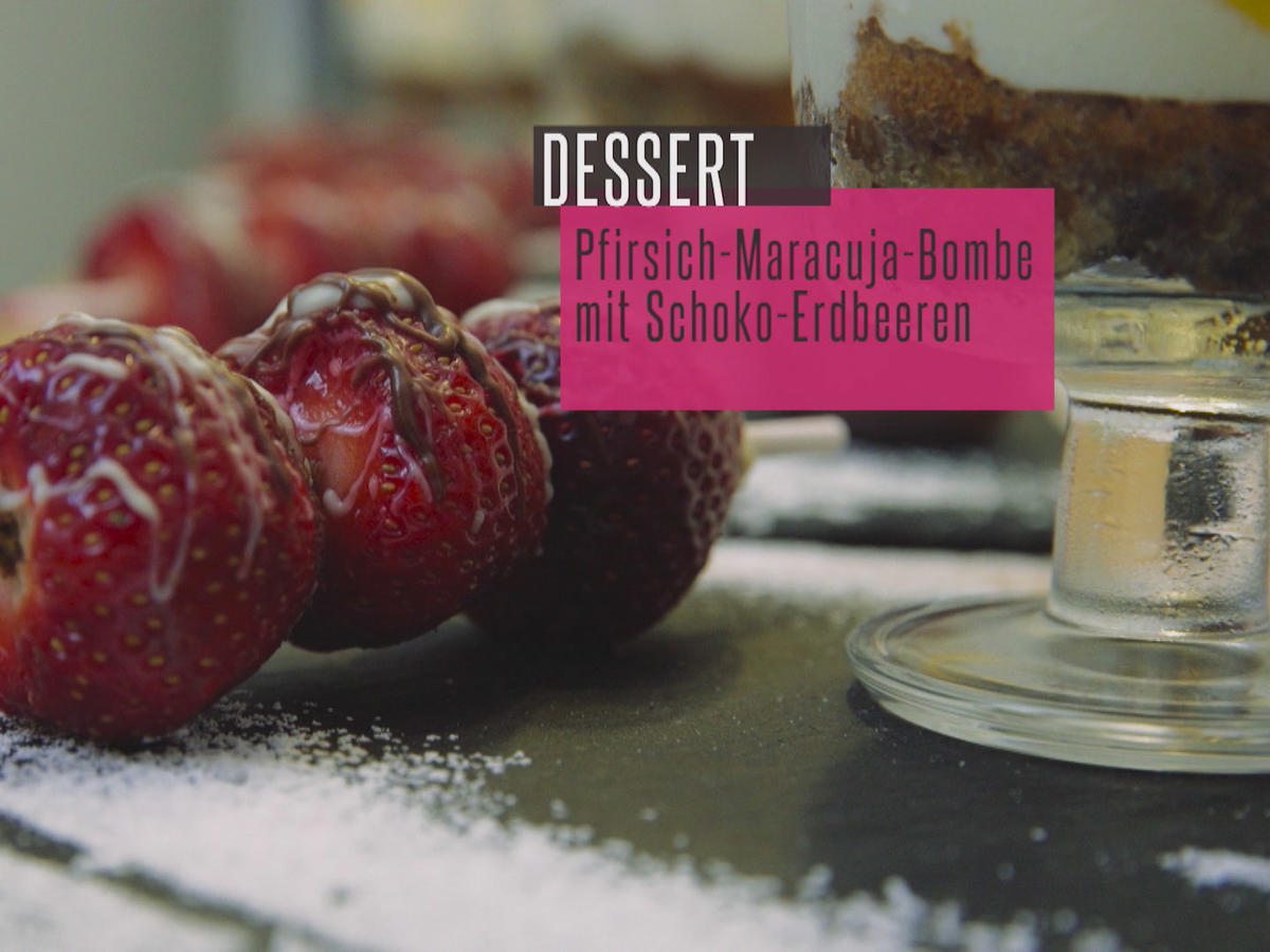 Pfirsich-Maracuja-Bombe - Rezept mit Bild - kochbar.de