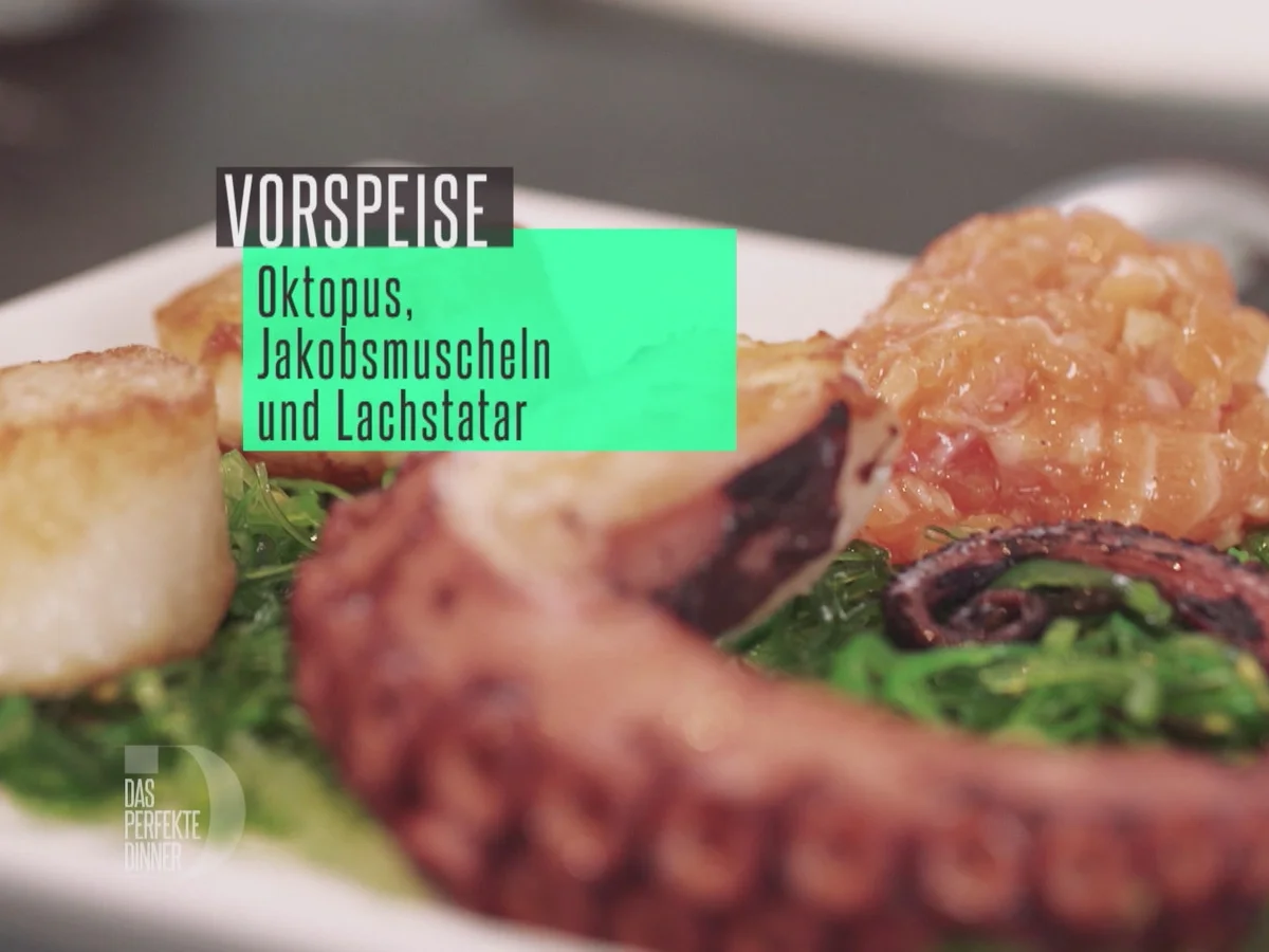 Dreierlei Fischspezialitäten auf Algensalat - Rezept - Bild Nr. 2