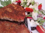Fleisch: Schinkenschnitzel mit Sommersalat - Rezept - Bild Nr. 3674