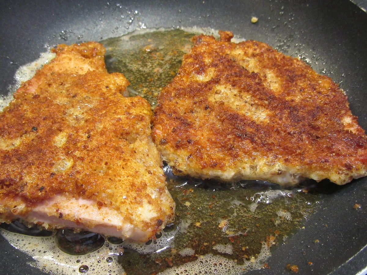 Fleisch: Schinkenschnitzel mit Sommersalat - Rezept - Bild Nr. 3676