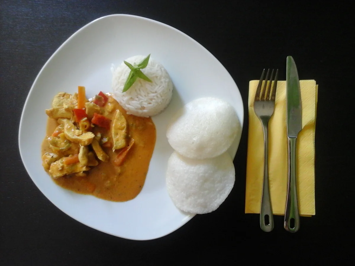 Olli's Hünchencurry mit Reis - Rezept - Bild Nr. 3674