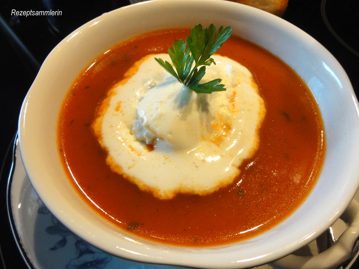 Suppe:   TOMATENCREMSUPPE  ~einfach und geschmackvoll~ - Rezept - Bild Nr. 3677