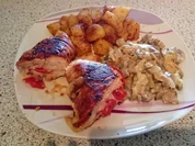 gefüllte Hähnchensteaks - Rezept - Bild Nr. 3675