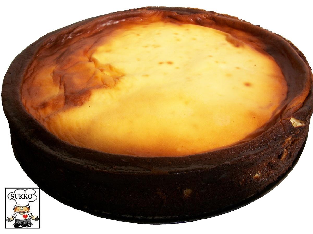 Kuchen -  Mascarponekuchen mit Apfelfüllung und Mandelkakaozimtboden - Rezept - Bild Nr. 3698