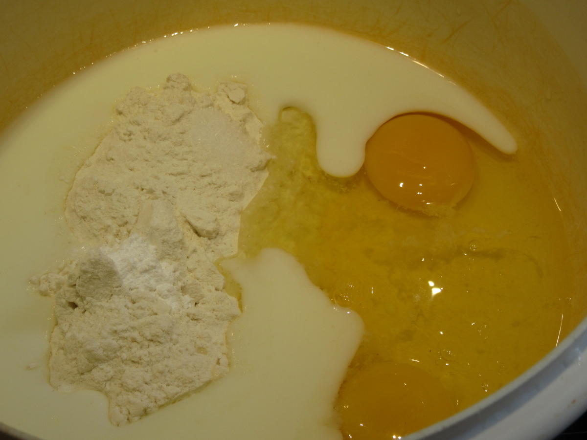 Pilze: Champignon-Ragout im Buttermilchpfannkuchen - Rezept - Bild Nr. 3705