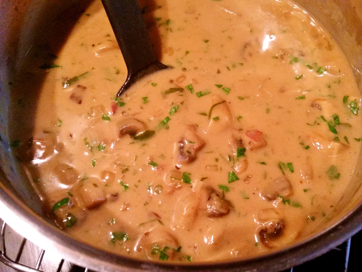 Champignon-Rahmsoße - Rezept - Bild Nr. 3703