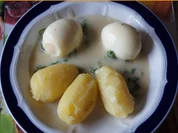 Eier in Petersiliensauce mit Pellkartoffeln - Rezept - Bild Nr. 2