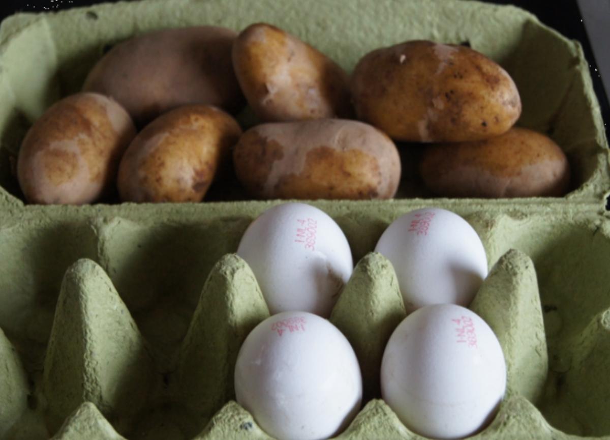 Eier in Petersiliensauce mit Pellkartoffeln - Rezept - Bild Nr. 3