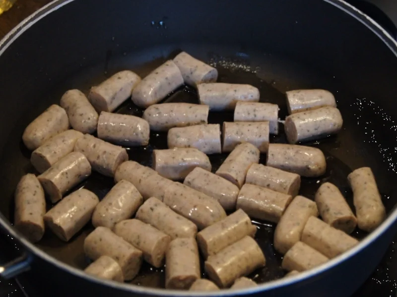 Würstchen-Gemüse-Spieße mit Jogurt-Meerrettich-Honig-Sauce - Rezept - Bild Nr. 6