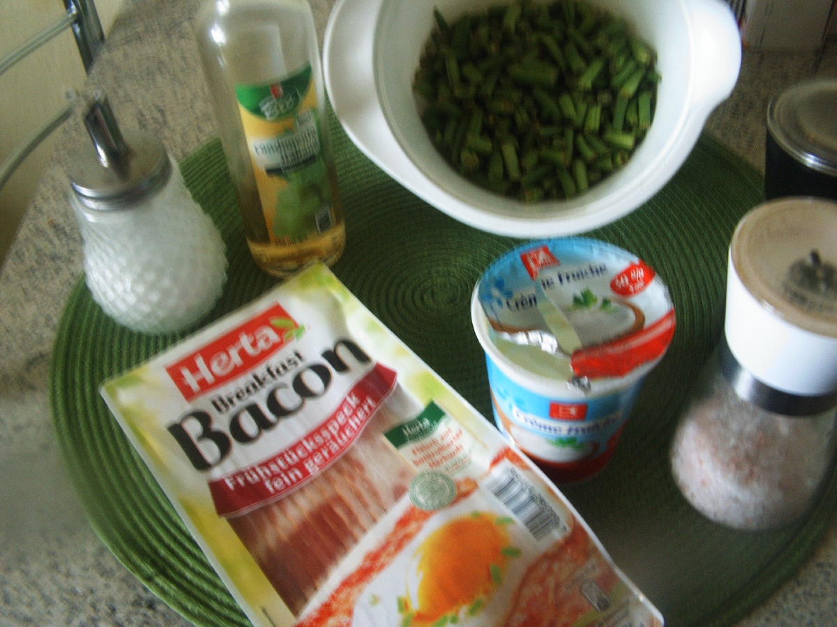 Bohnensalat mit Creme fraiche - einfach - von wastel
